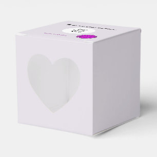 Purple Flower Ribbon Template by Kenneth Yoncich Favour Box
