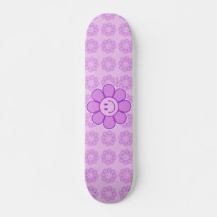 Purple Flower Skateboard