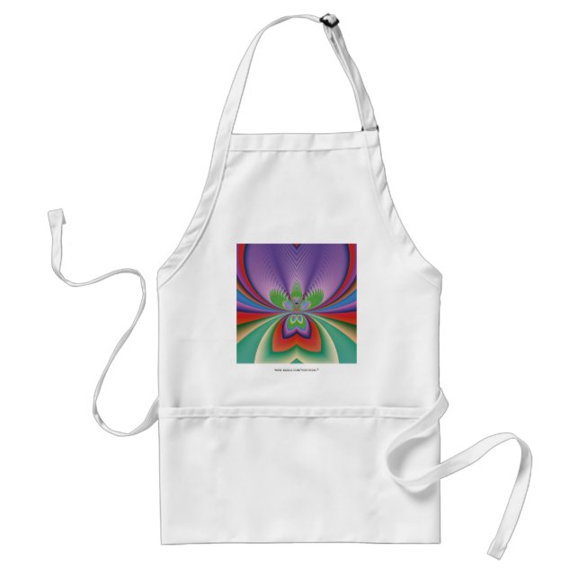 Purple Flower Standard Apron (Front)