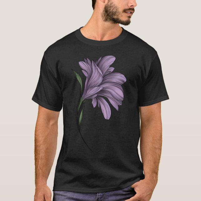 Purple Flower T-Shirt (Front)