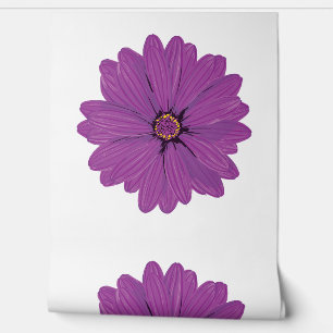 Purple Flower Watercolor Wallpaper