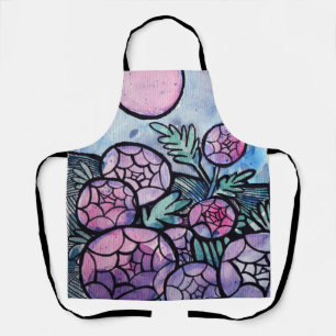 Purple Flowers                                     Apron