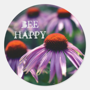 Purple Flowers at RHS Wisley Classic Round Sticker