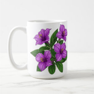 Purple Flowers Bouquet Coffee Mug