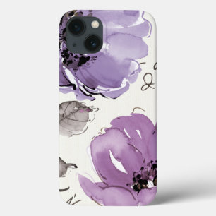 Purple Flowers iPhone 13 Case