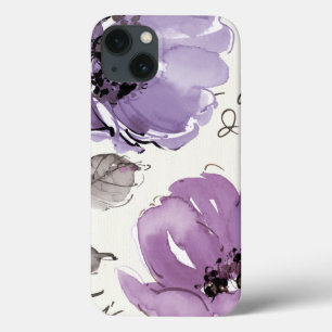 Purple Flowers iPhone 13 Case