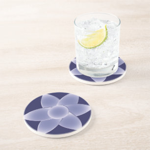 Purple flowers coaster