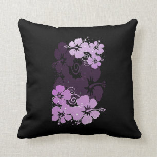 Purple Flowers Cushion