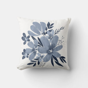 Purple flowers cushion