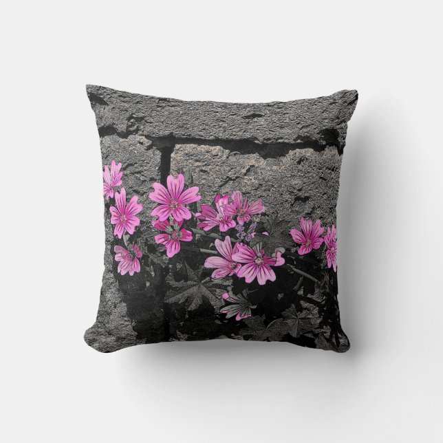 Purple flowers cushion (Front)