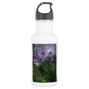 Purple Flowers Fantasy Night 532 Ml Water Bottle