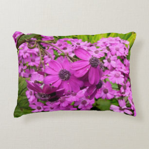 Purple Flowers from San Francisco Decorative Cushion