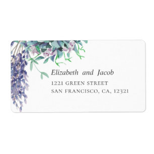 Purple flowers. Garden floral. Lavender address