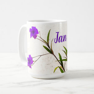 Purple Flowers in the Breeze Coffee Mug