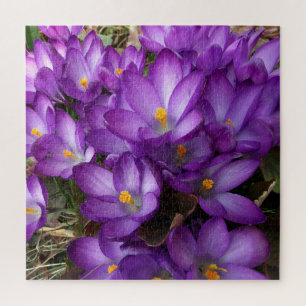Purple Flowers Jigsaw Puzzle