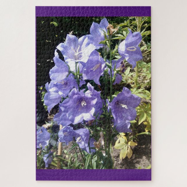 PURPLE FLOWERS JIGSAW PUZZLE (Vertical)