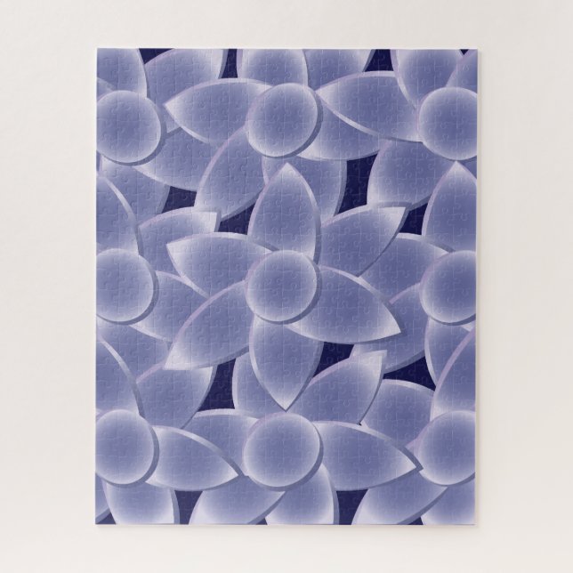Purple flowers jigsaw puzzle (Vertical)