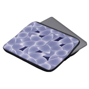 Purple flowers laptop sleeve