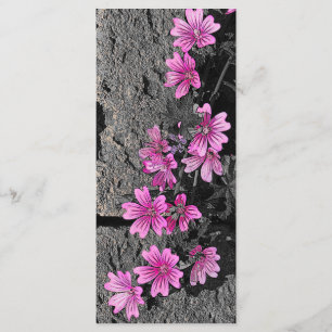 Purple flowers menu