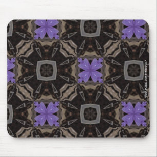 Purple Flowers Mouse Mat