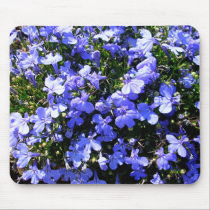 Purple Flowers Mouse Mat