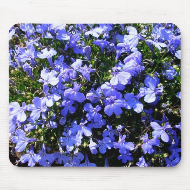 Purple Flowers Mouse Mat (Front)