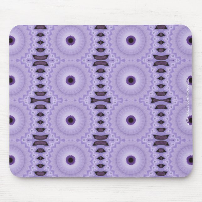 Purple Flowers Mouse Mat (Front)