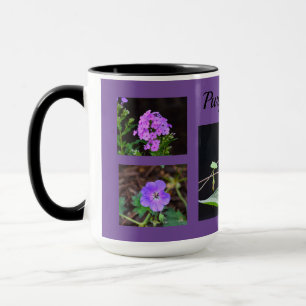 Purple Flowers Mug