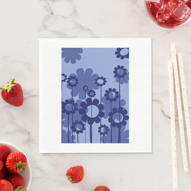 Purple Flowers Napkin (Creator Uploaded)