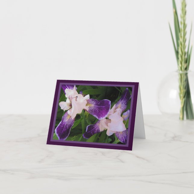 Purple Flowers NoteCards (Front)
