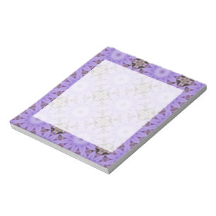Purple Flowers Notepad