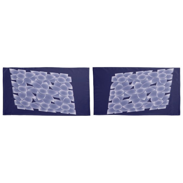 Purple flowers pillowcase (Back-Set)