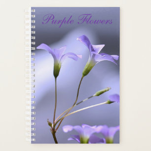 Purple Flowers Planner
