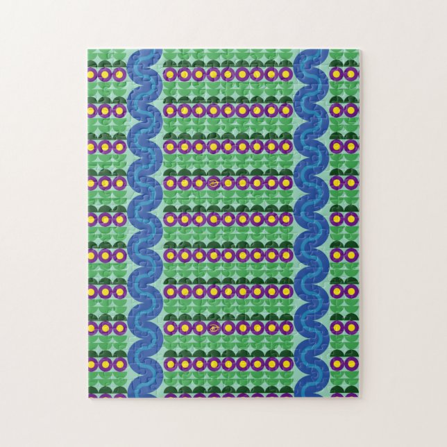 Purple Flowers - Puzzle (Vertical)