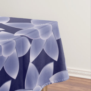 Purple flowers tablecloth
