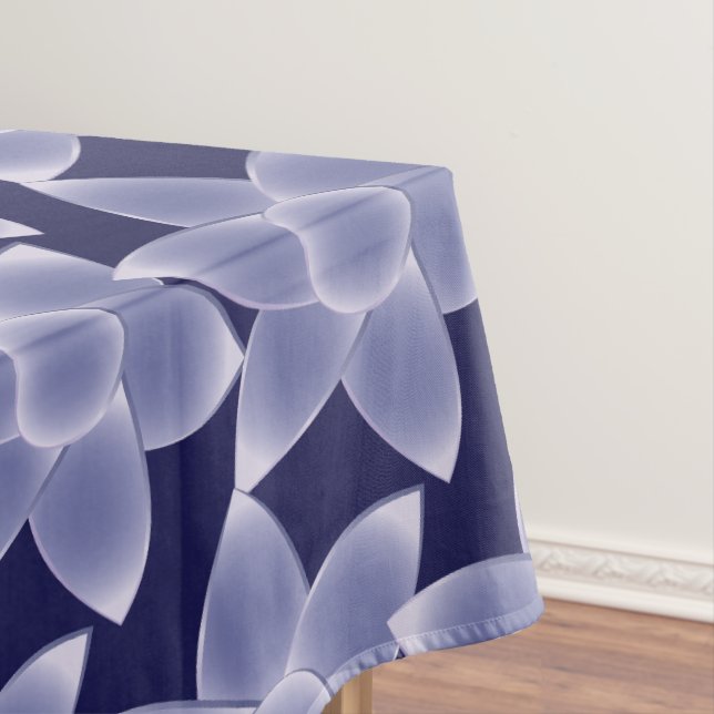 Purple flowers tablecloth (In Situ)