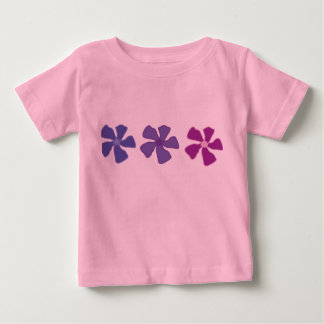 Purple Flowers: Toddlers Baby T-Shirt