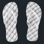 Purple Flowers Wedding Cake Bridesmaid Bride Flip Flops<br><div class="desc">Flip flops feature an original marker illustration of a tiered wedding cake decorated with colourful purple flowers. Makes a perfect gift for your bridesmaids! This illustration is also available on other products. Don't see what you're looking for? Need help with customisation? Contact Rebecca to have something designed just for you....</div>