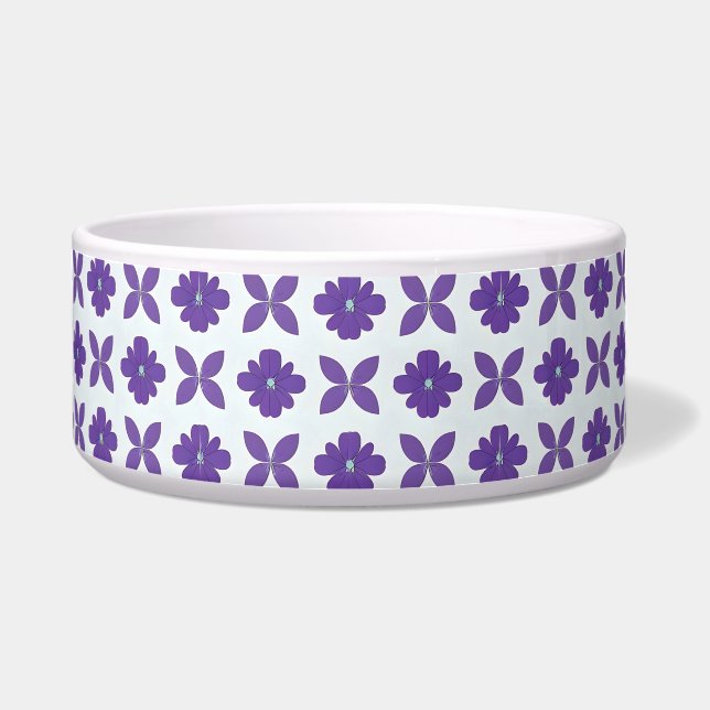Purple Flowers with Light Background (Front)