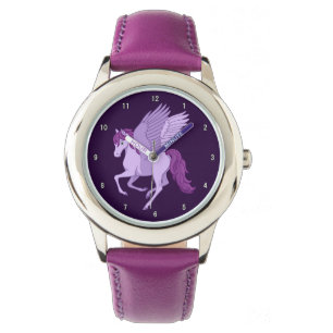 Purple Flying Horse Pegasus Watch