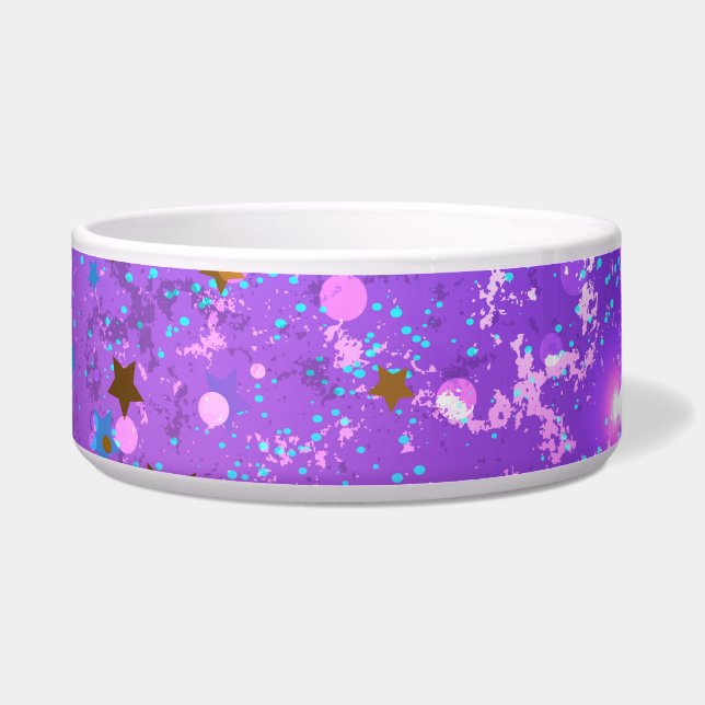 Purple foil background with Stars (Front)