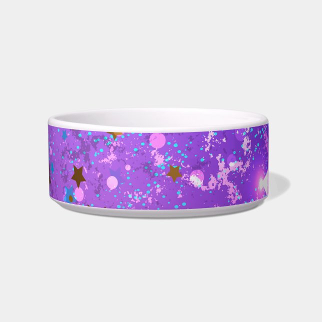 Purple foil background with Stars Bowl (Front)