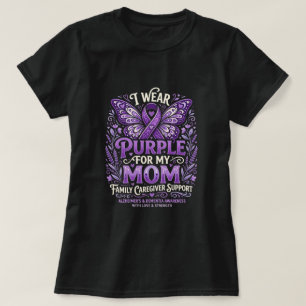 Purple For My Mum Alzheimer Awareness Month T-Shirt