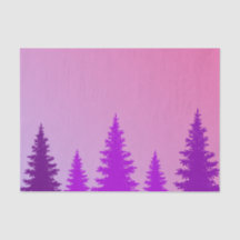 Purple Forest Tissue Paper