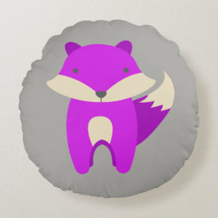 Purple Fox Pillow