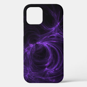 Purple Fractal iPhone 12 Case