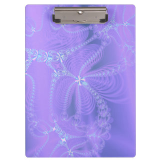 Purple Fractal Chains Clipboard