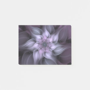 Purple Fractal Flower Post-it Notes