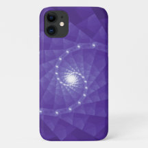 Purple Fractal Geometric