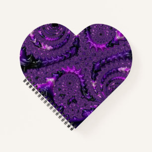 Purple Fractal Notebook